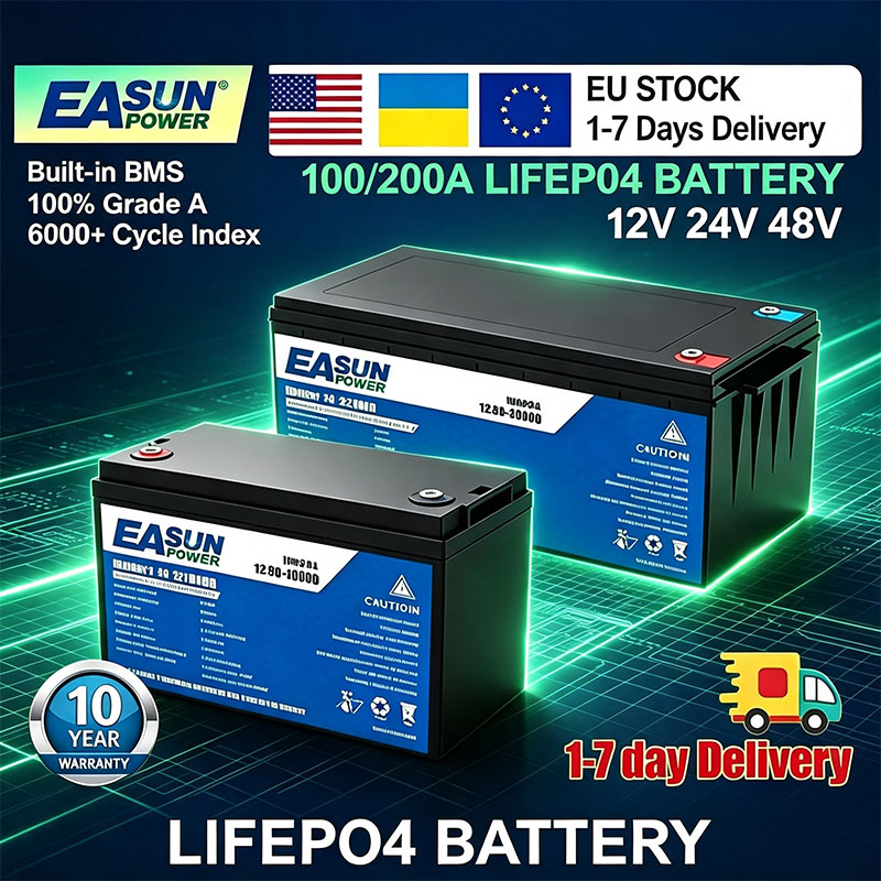 EASUN POWER LiFePO4 Battery 10 - Grid Tie Inverter Limiter 2000W ulasan dan harga