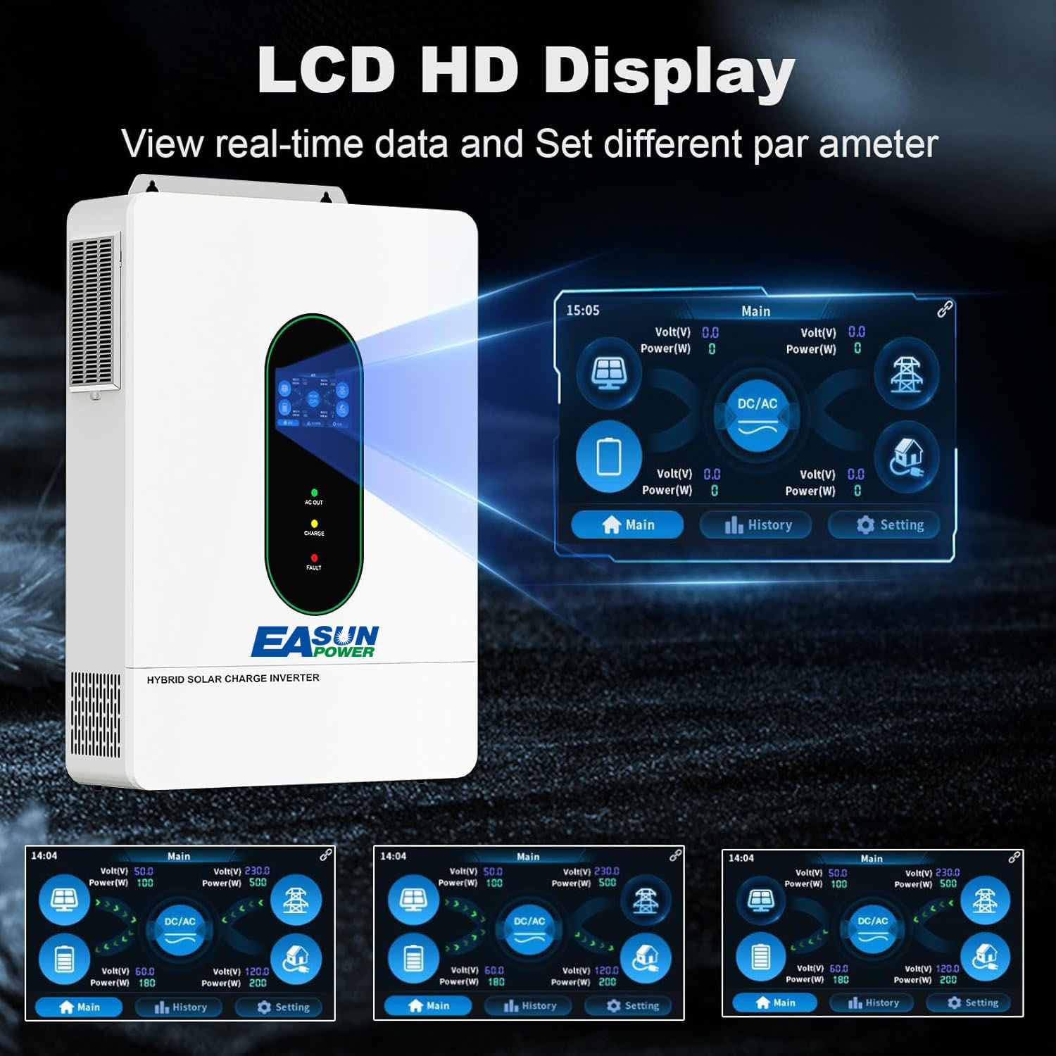 EASUN POWER 12KW Split Phase I - Grid Tie Inverter Limiter 2000W ulasan dan harga