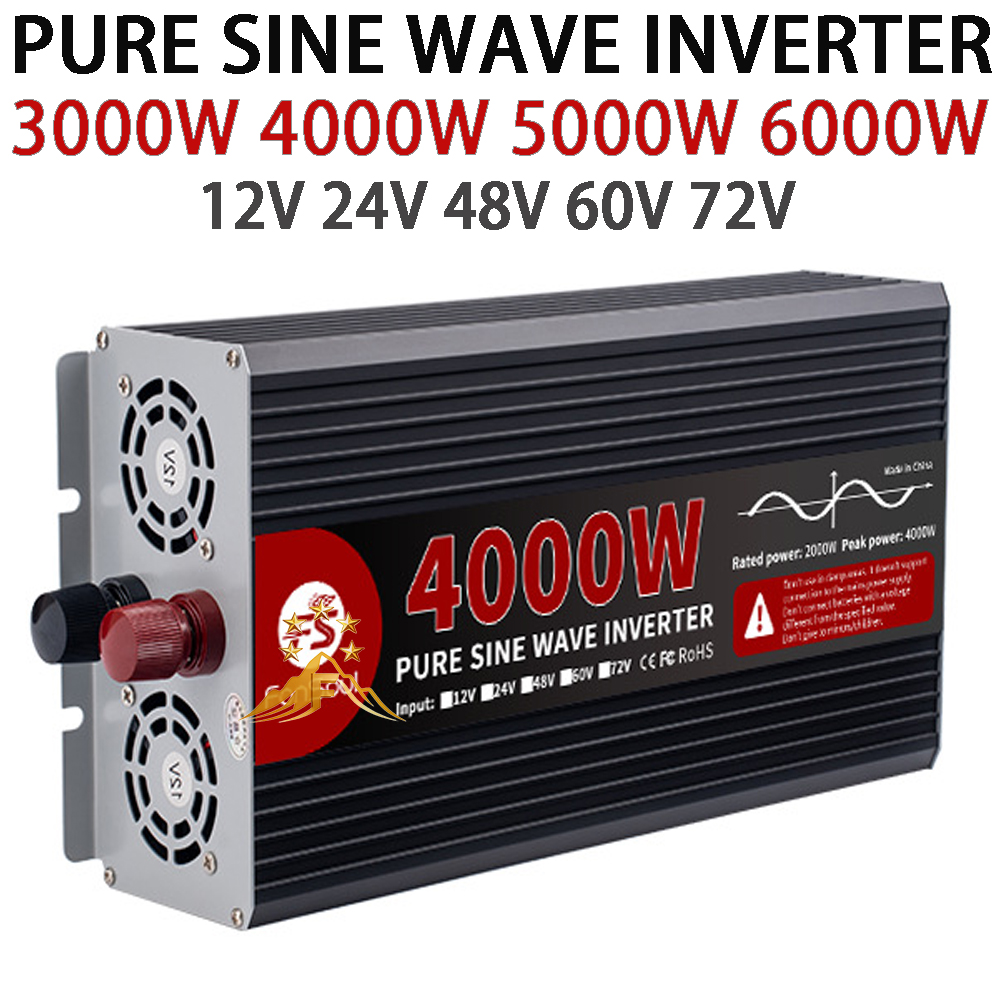 Real Power Pure Sine Wave Inve - Pure Sine Wave Inverter 5000W 48V 220V ulasan dan harga