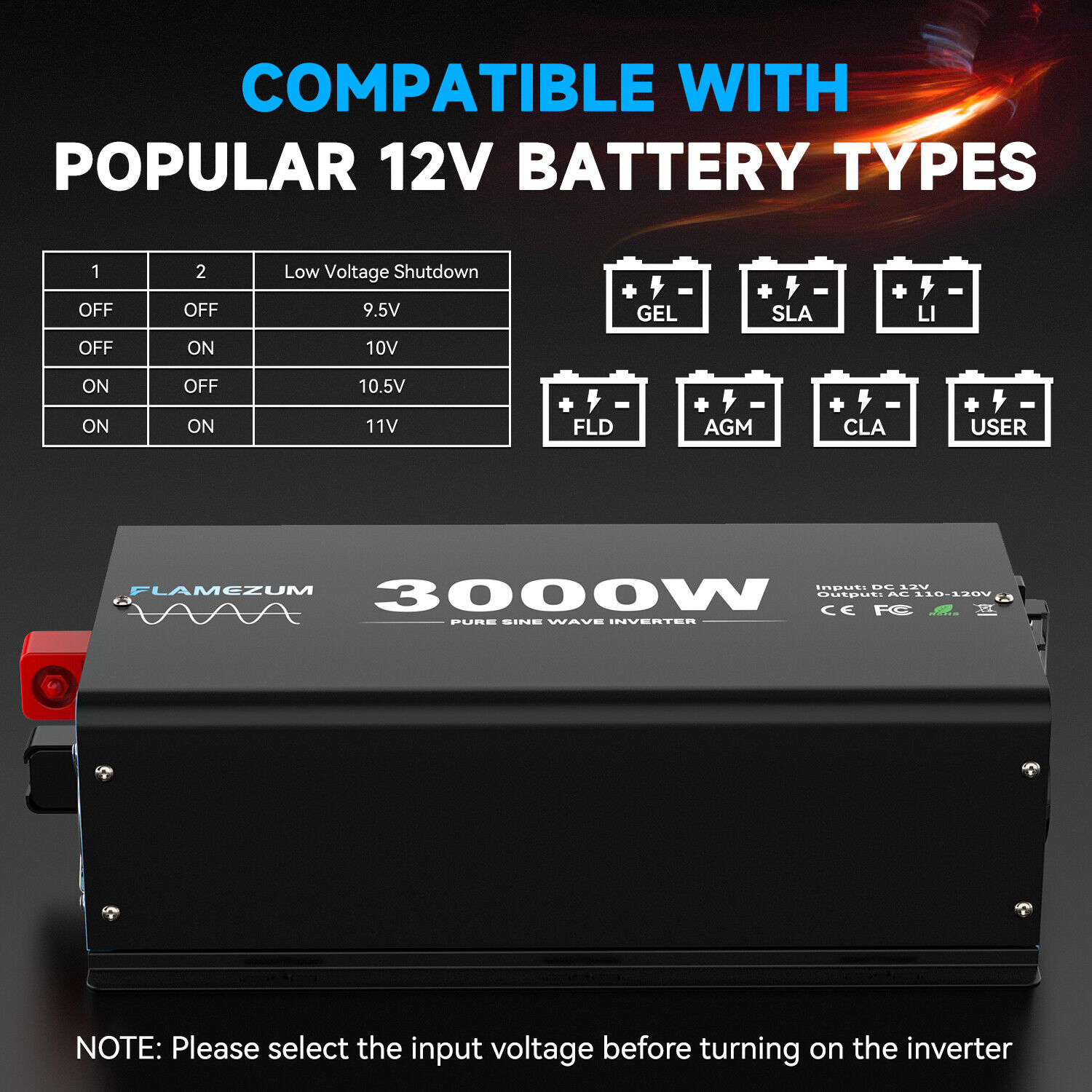 3000W Pure Sine Wave Power Inv - Inverter Pure Sine Wave 60Hz 120V 3000W ulasan dan harga