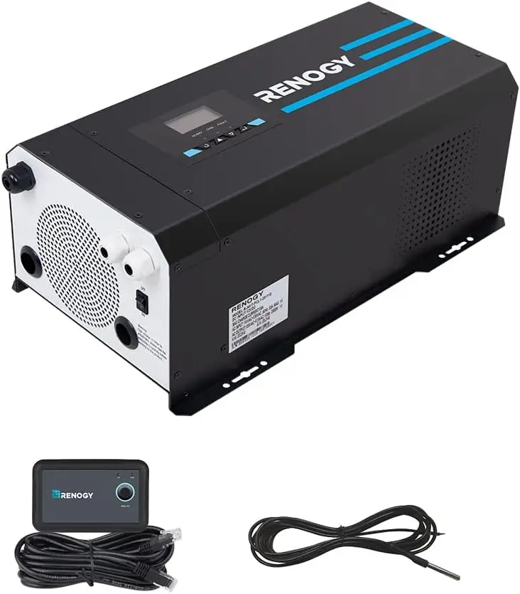 Renogy 3000w Pure Sine Wave In - Rv Pure Sine Inverter Charger 3000W 12V ulasan dan harga